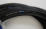 26" X 1.50 Schwalbe City Jet Slick Road Cycle / Bike Tyres