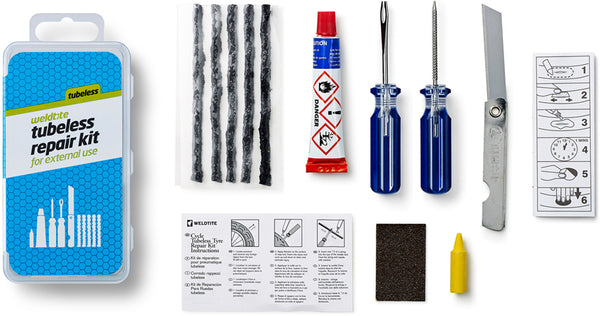 Weldtite TUBELESS TYRE REPAIR KIT